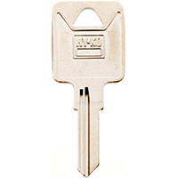 HY-KO 11010TM2 Key Blank, Brass, Nickel, For: Trimark Cabinet, House Locks and Padlocks - 10 Pack