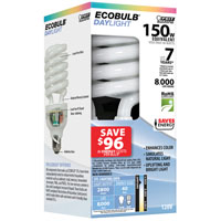 Feit Electric ESL40TN/D Compact Fluorescent Bulb, 40 W, Medium E26 Lamp Base, 2800 Lumens, 6500 K Co