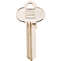 HY-KO 11010CO62 Key Blank, Brass, Nickel, For: Corbin Russwin Cabinet, House Locks and Padlocks - 10 Pack