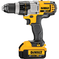 DeWALT DCD980M2 Drill/Driver Kit, Battery Included, 20 V, 1/2 in Chuck, Ratcheting Chuck