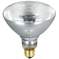 Feit Electric 65PAR/FL/1/2/RP Incandescent Bulb, 65 W, BR40 Lamp, Medium E26 Lamp Base, 2700 K Color