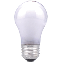 Sylvania 10015 Incandescent Light Bulb, 15 W, A15 Lamp, Medium E26 Lamp Base, 65 Lumens, 2500 K Colo - 12 Pack