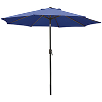 Seasonal Trends 60033 Crank Umbrella, 92.9 in H, 107.9 in W Canopy, 107.9 in L Canopy, Round Canopy,