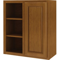 Sunco Randolph Series WB2730RT-SC Kitchen Cabinet, 27 in OAW, 12 in OAD, 30 in OAH, Wood, Amber, 2-S