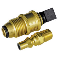 Mr. Heater F276330 Coupling Adapter Kit, 1/4 in, MPT x Male Plug, Brass, Gold