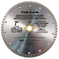 Vulcan 937501OR Continuous Turbo Diamond BLD - Clam 7 in, 7 in Dia, 7/8 in Arbor