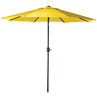 Seasonal Trends 60038 Crank Umbrella, 92.9 in H, 107.9 in W Canopy, 107.9 in L Canopy, Round Canopy,