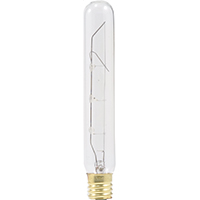 Sylvania 18495 Incandescent Lamp, 25 W, T20 Lamp, Intermediate E17 Lamp Base, 240 Lumens, 2850 K Col - 6 Pack