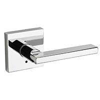 Kwikset 155HFL SQT-26 Privacy Lever, Polished Chrome