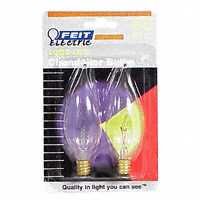 Feit Electric BP40CFC Incandescent Lamp, 40 W, Flame Tip Lamp, Candelabra E12 Lamp Base, 2700 K Colo