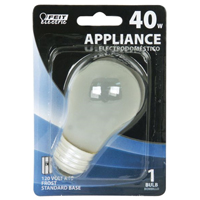 Feit Electric BP40A15 Incandescent Lamp, 40 W, A15 Lamp, Medium E26 Lamp Base, 2700 K Color Temp - 6 Pack