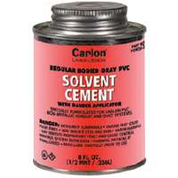 Carlon VC9924-24 Solvent Cement, 8 oz Can, Liquid, Gray