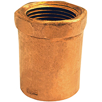 EPC 103 Series 30150 Pipe Adapter, 3/4 in, Sweat x FNPT, Copper