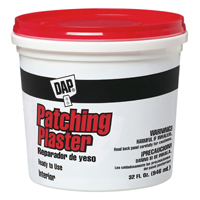 DAP 52084 Patching Plaster, Paste, Slight, White, 1 qt Tub