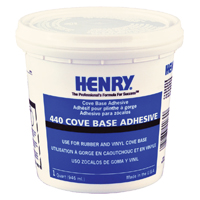 HENRY 12344 Cove Base Adhesive, Beige, 946 L Cartridge