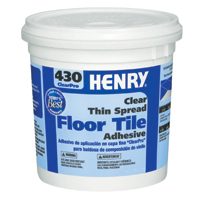 HENRY 430 ClearPro 12098 Floor Adhesive, Paste, Mild, Clear, 1 gal Pail