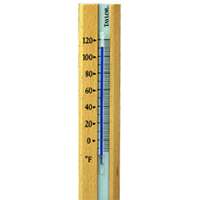 Taylor 5141 Thermometer, -20 to 120 deg F, Wood Casing