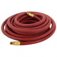 Thermoid 522-50 Air Hose, 1/4 in ID, 50 ft L, MNPT, 250 psi Pressure, EPDM Rubber, Red