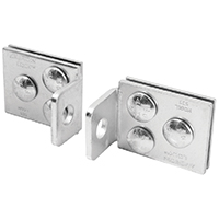 American Lock A535D Hasp Lock, 5 in L, 2 in W, Steel, Zinc, 7/16 in Dia Shackle