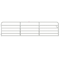 Behlen Country 40113148 Galvanized Gate, 168 in W Gate, 50 in H Gate, 20 ga Frame Tube/Channel, Stee