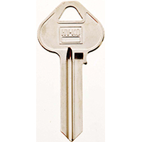 HY-KO 11010RU16 Key Blank, Brass, Nickel, For: Russwin and Corbin Cabinet, House Locks and Padlocks - 10 Pack