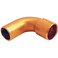 EPC 31392 Street Pipe Elbow, 1/4 in, Sweat x FTG, 90 deg Angle, Copper