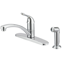 Boston Harbor 67534-1001 Kitchen Faucet, 1-Faucet Handle, Metal, Chrome