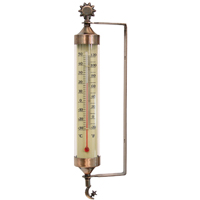 AcuRite 00231CA Thermometer with Sun and Moon Accent, -20 to 120 deg F, Metal Casing