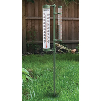 AcuRite 00232CA Rain Gauge and Thermometer, -40 to 50 deg C