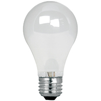 Feit Electric Q43A/W/DL/4/RP Halogen Lamp, 43 W, Medium E26 Lamp Base, A19 Lamp, Soft White Light, 6