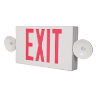 Sure-Lites LPXC Series LPXC25 Emergency Light Exit Sign Combo, 19-3/4 in OAW, 7-1/2 in OAH, 120/277