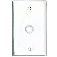 Eaton Wiring Devices 2128 Series 2128W-BOX Wallplate, 4-1/2 in L, 2-3/4 in W, 1-Gang, Thermoset, Whi - 25 Pack