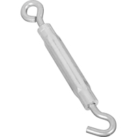 National Hardware 2172BC Series N221-895 Turnbuckle, 215 lb Working Load, 3/8-16 in Thread, Hook, Ey