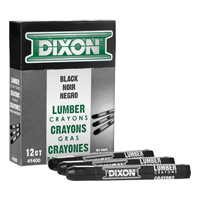 Pack of 3 - Dixon 52000 LUMBER CRAYON, Hex Shape - RED Dixon Wood & Log  Markers