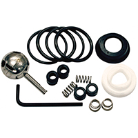 Danco 86970 Cartridge Repair Kit, Brass/Plastic/Rubber/Steel, For: Delta Single-Handle Faucets