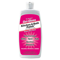 Gel-Gloss GG-1 Cleaner and Polish, 16 oz Can, Liquid, Characteristic, Milky White