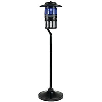 DYNATRAP DT1260 Insect Trap with Pole, 110 V, 15 W, Fluorescent Lamp, Black