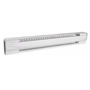 Stelpro B Series B0502W Baseboard Heater, 240/208 V, 50 sq-ft Heating Area, White