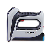 Arrow T50DCD Staple Gun, 1/4 to 1/2 in W Crown, T50 Staple, Includes: Charger