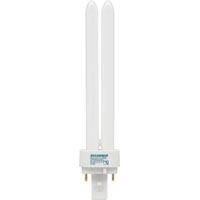 Sylvania 21114 Compact Fluorescent Bulb, 26 W, T4 Lamp, G24D-3 Lamp Base, 1710 Lumens, 3500 K Color