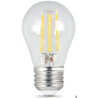 Feit Electric BPA1540/827/LED/2 LED Lamp, General Purpose, A15 Lamp, 40 W Equivalent, E26 Lamp Base,