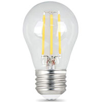 Feit Electric BPA1560/827/LED/2 LED Lamp, 120 V, 6 W, Medium E26, A15 Lamp, Soft White Light