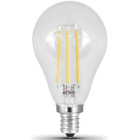 Feit Electric BPA1540C/850/LED/2 LED Lamp, General Purpose, A15 Lamp, 40 W Equivalent, E12 Lamp Base