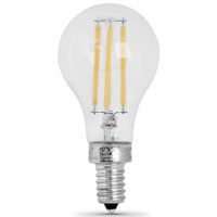 Feit Electric BPA1560C827LED/2/CAN LED Bulb, General Purpose, A15 Lamp, 60 W Equivalent, E12 Lamp Ba