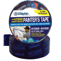 Multi Surface Exterior Masking Tape PVC 50mm 33m Blue Dolphin