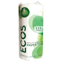 ECOS 995340 Paper Towel, 11 in L, 5.9 in W, 2-Ply - 40 Pack