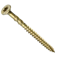 GRK Fasteners R4 02141 Framing and Decking Screw, #10 Thread, 4 in L, Star Drive, Steel
