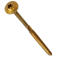 GRK Fasteners RSS 10225 Structural Screw, 5/16 in Thread, 4 in L, Washer Head, Star Drive, Steel