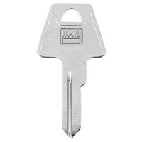 HY-KO 11010AM8 Key Blank, Brass, Nickel-Plated, For: American AM8 Locks - 10 Pack