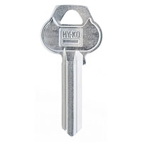 HY-KO 11010RU101 Key Blank, Brass, Nickel-Plated, For: Corbin/Russwin RU101 Locks - 10 Pack